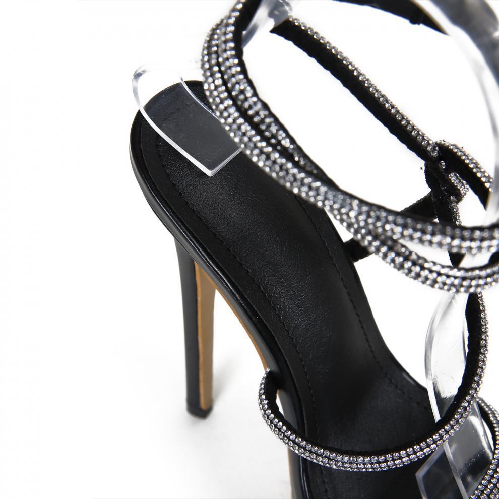 Platform Rhinestone High Heels