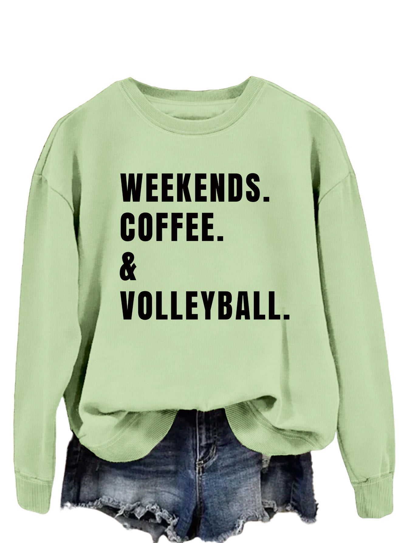Long Sleeve Loose Sweatshirt