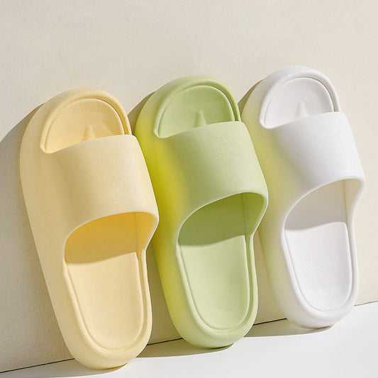 Solid Thick-soled Slippers  Non-slip
