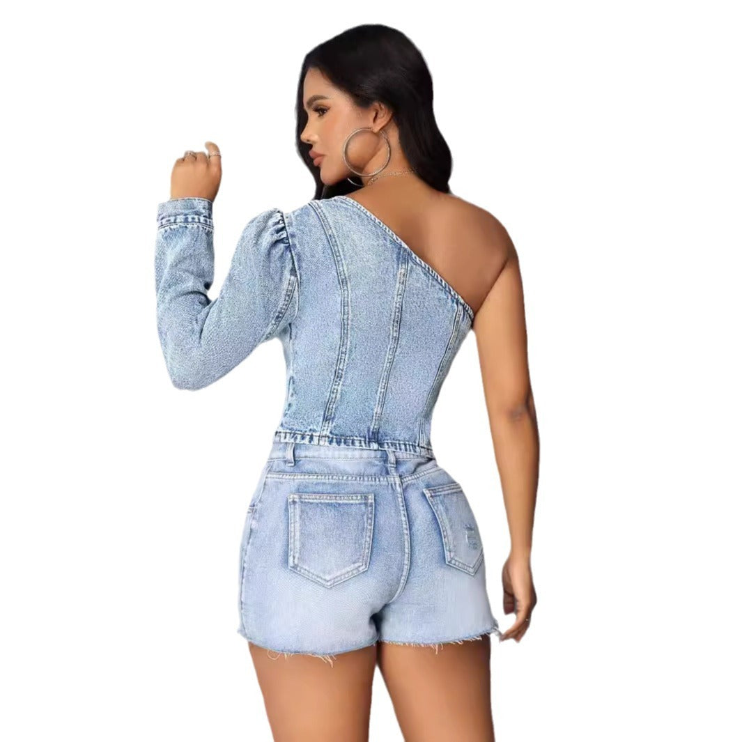 Fit Denim Top
