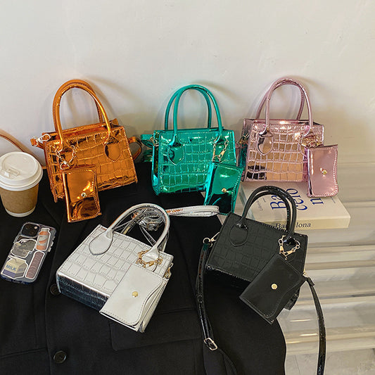 Color Stone Western Style Bag