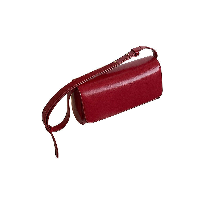 New Retro Wine Red Bag