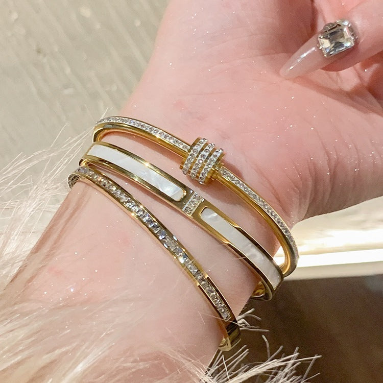 Diamond Round Bracelets