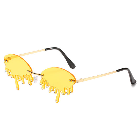 Sunglasses Personality Tear-shaped Visor