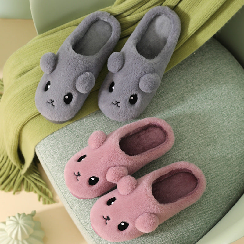 Furry Plush House Shoes