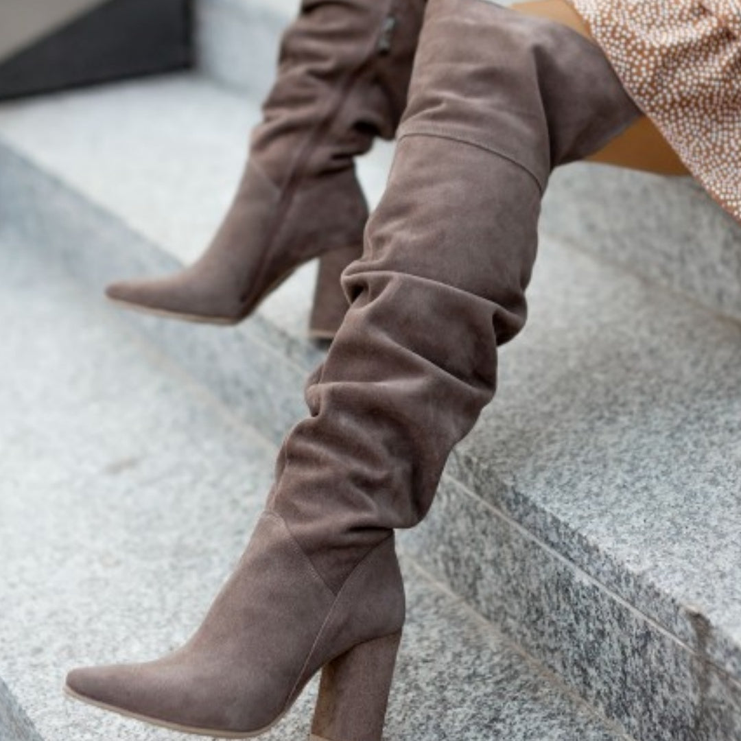 High Heel Suede Women's Over-the-knee Boots