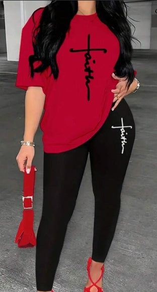T-Shirt And Leggings Set