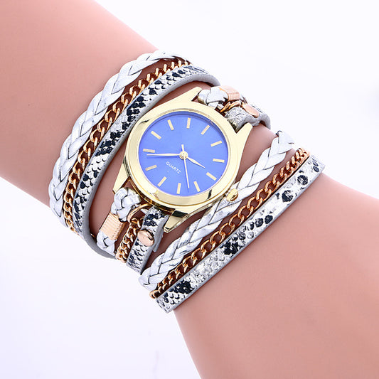 Multicolor Surface Bracelet Quartz Watch
