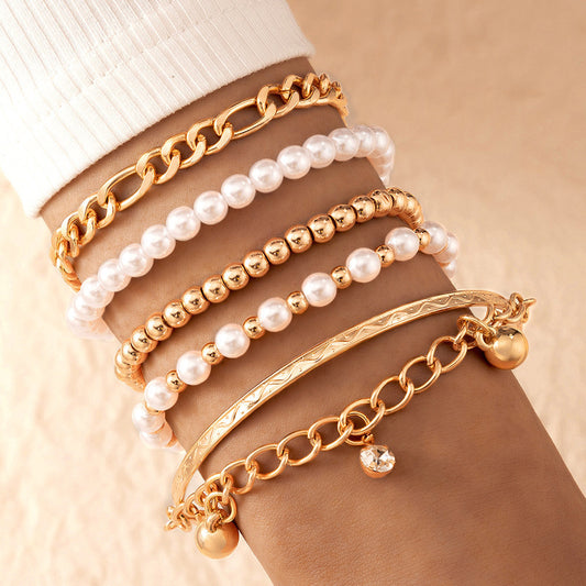 Bead Chain Five-layer Bracelet