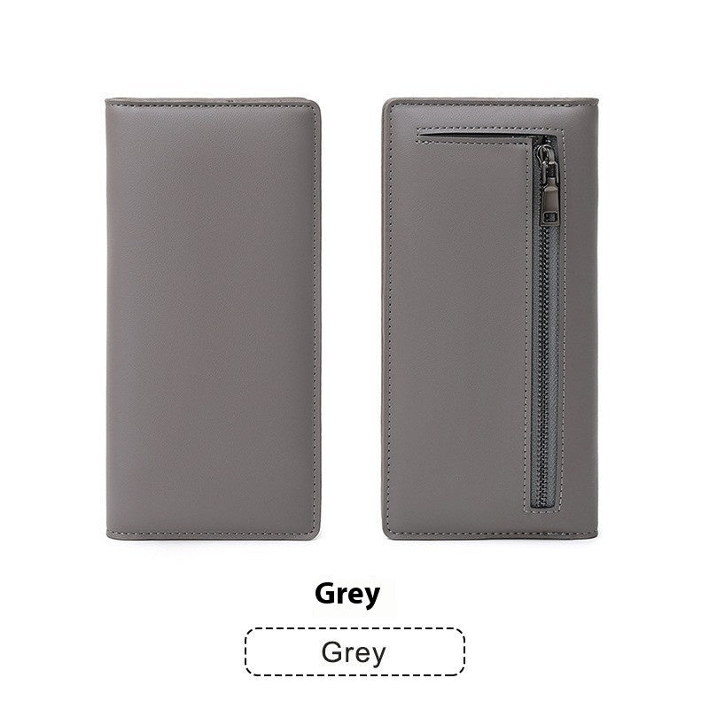 Zipper Buckle Long Wallet