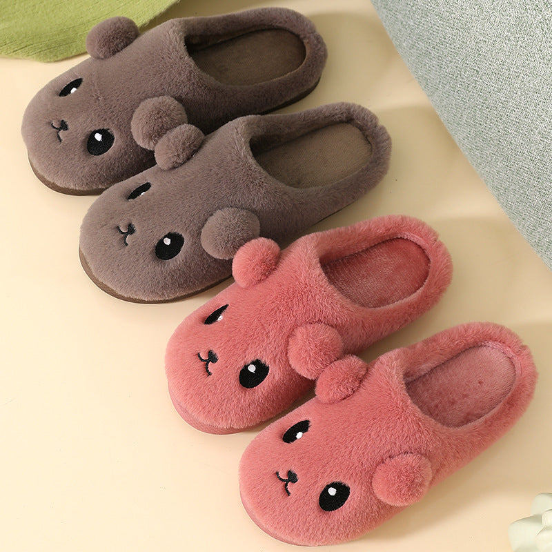 Furry Plush House Shoes