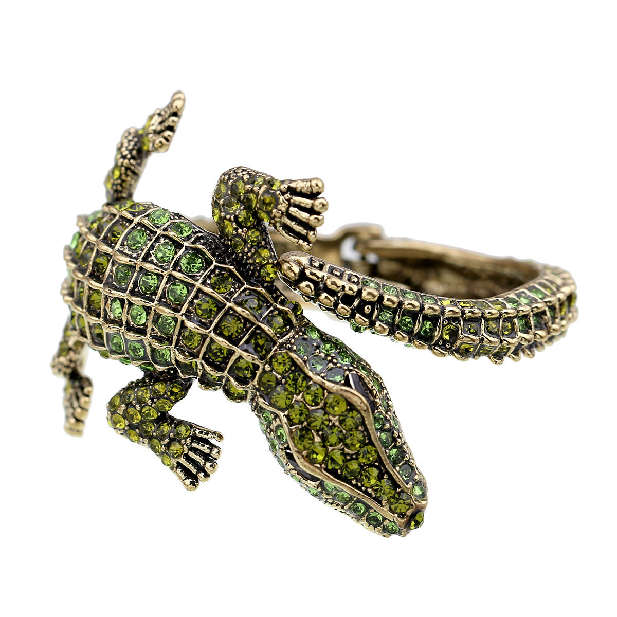 Exaggerated Vintage Alligator Bracelet