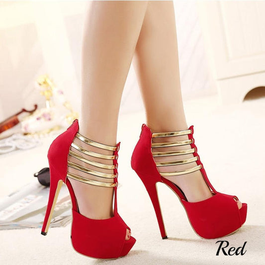 Strap Ankle Cuff Stiletto