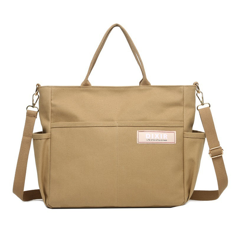 Large-capacity Canvas Shoulder Handbag