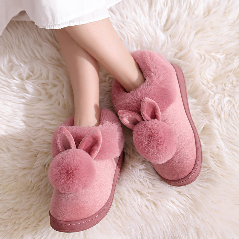Rabbit Fur Slippers