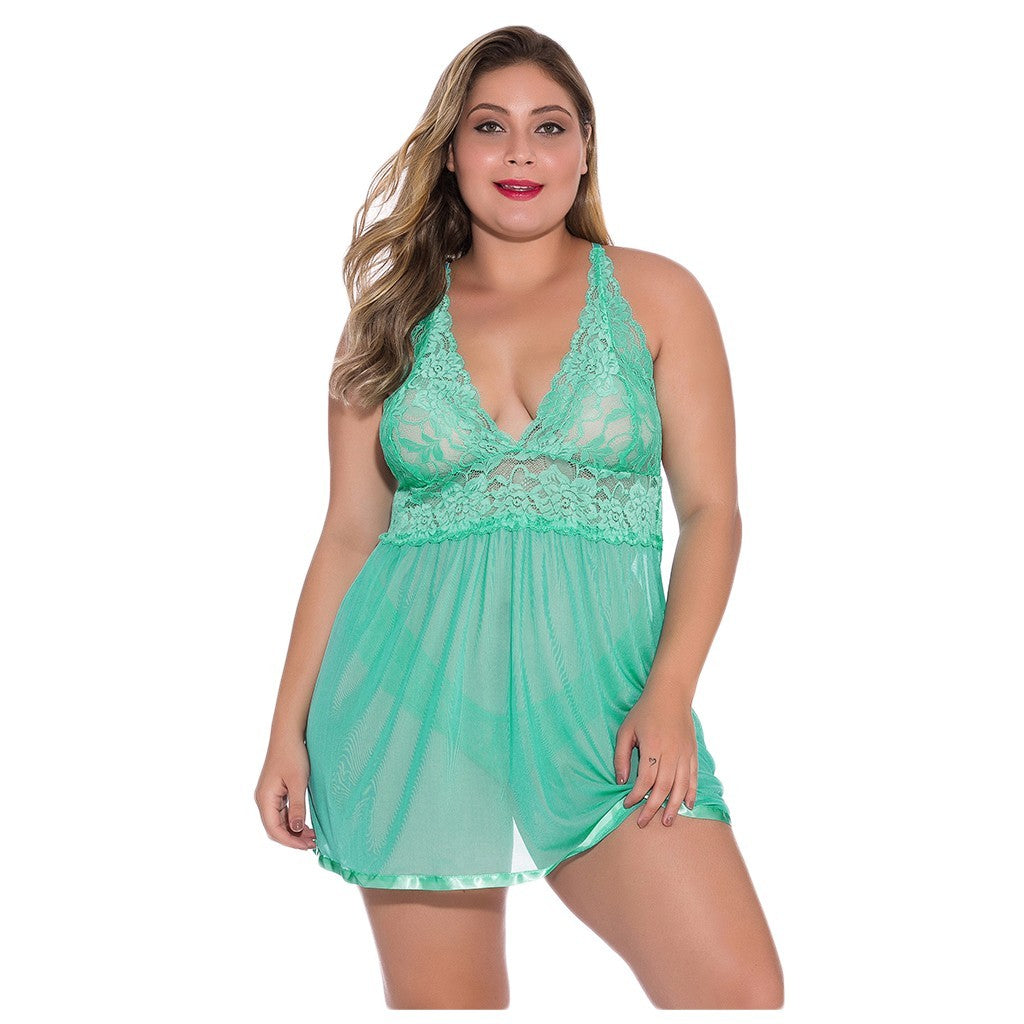 Sexy Lingerie V Neck Sling Lace Uniform