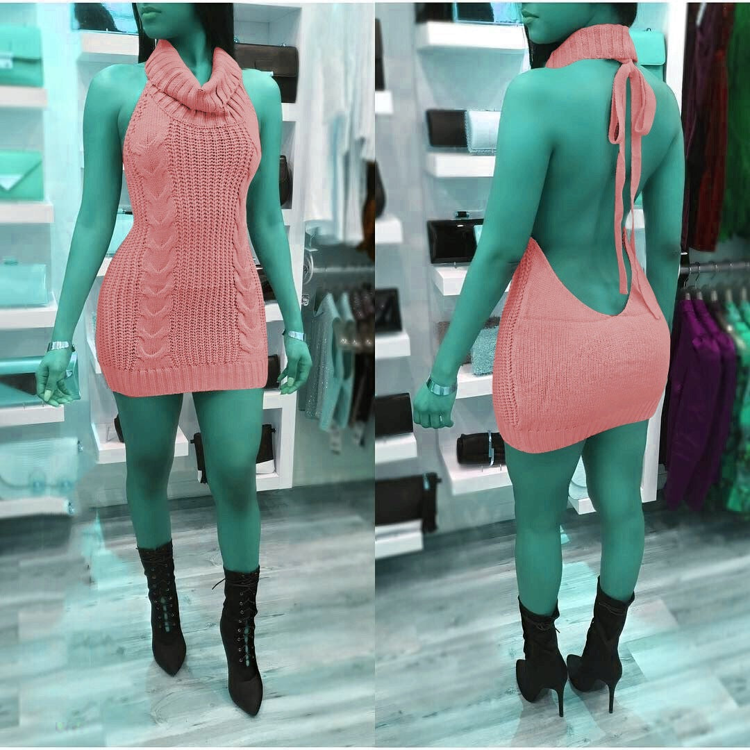Backless Funsweater
