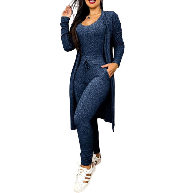 Casual Jumpsuit And Cardigan Cover