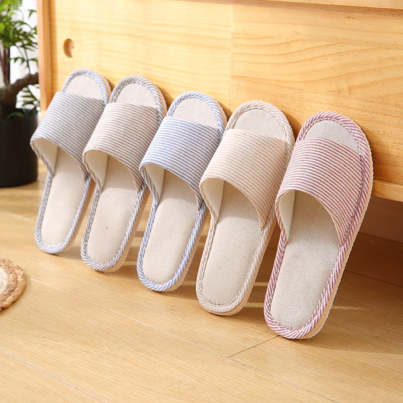 Linen Indoor Slippers