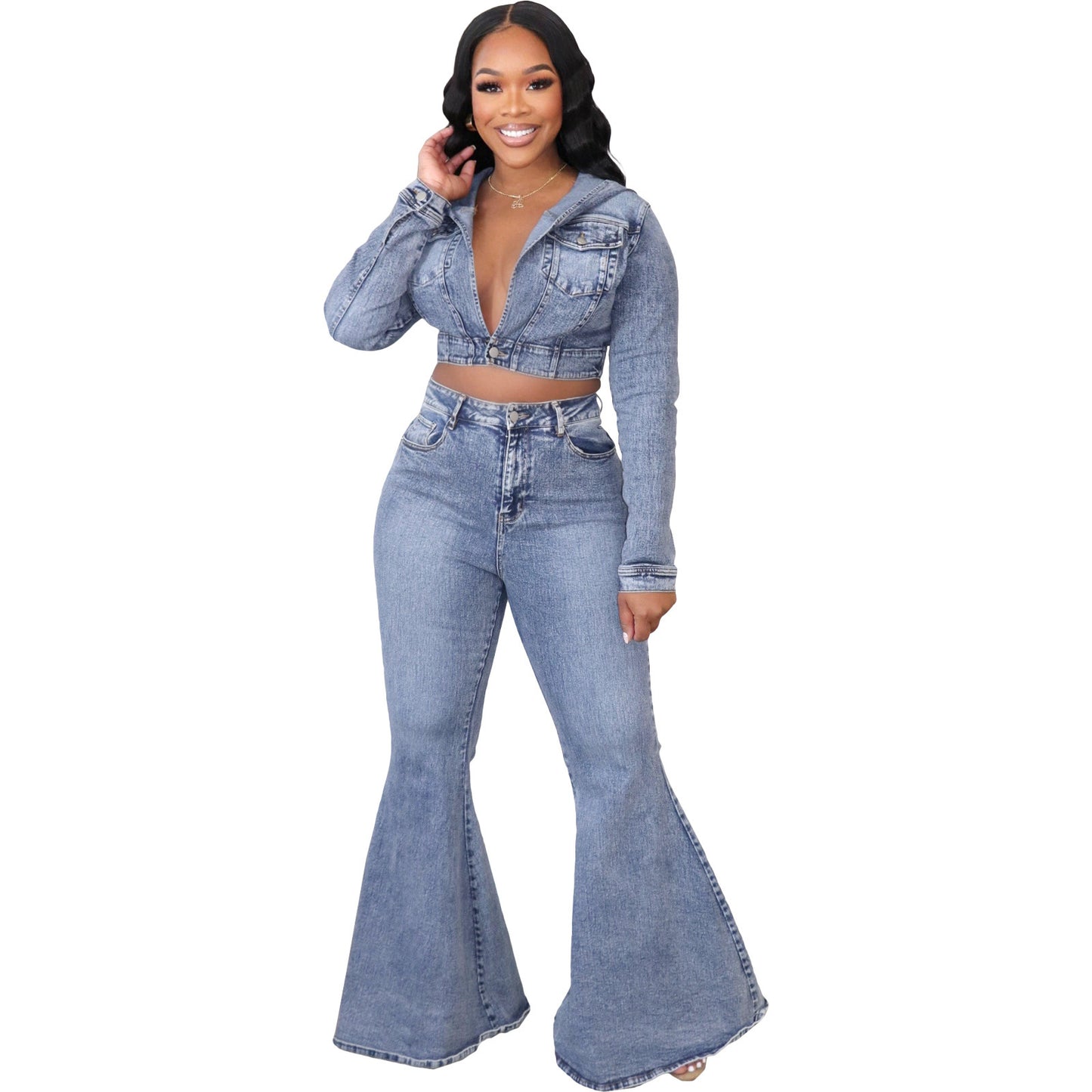 Alicia Denim Suit