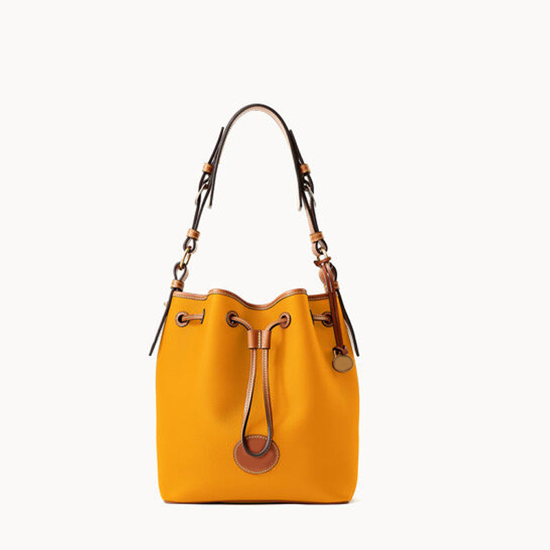 Vintage Pebble Shoulder Handbag