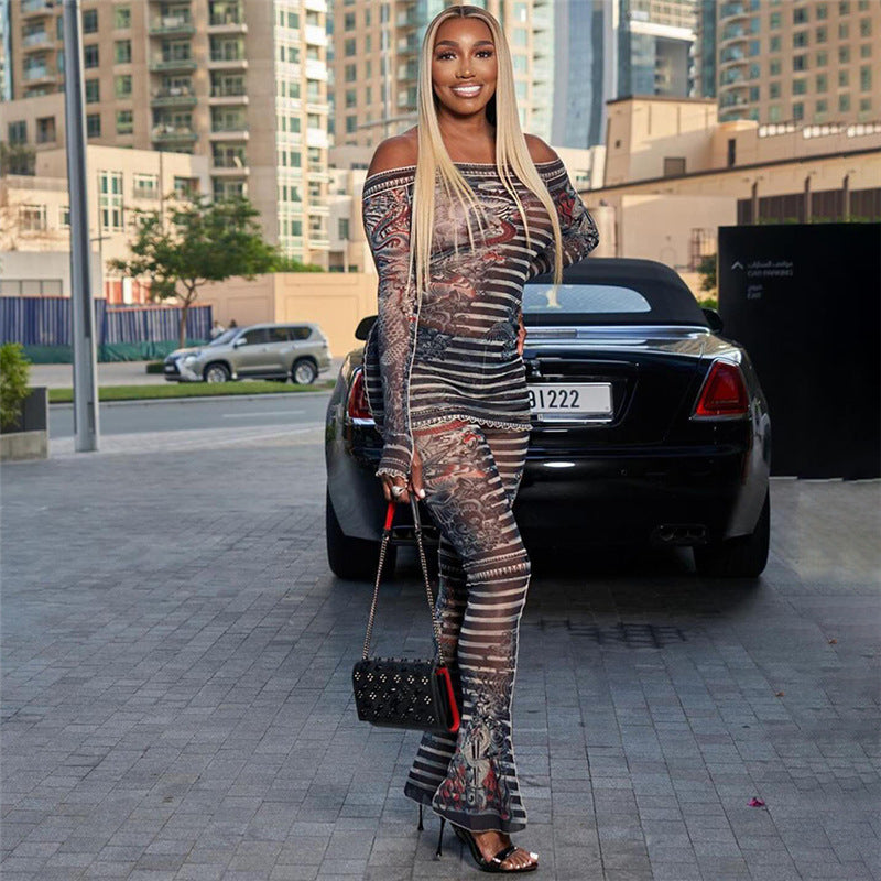 Mesh See-through Trousers