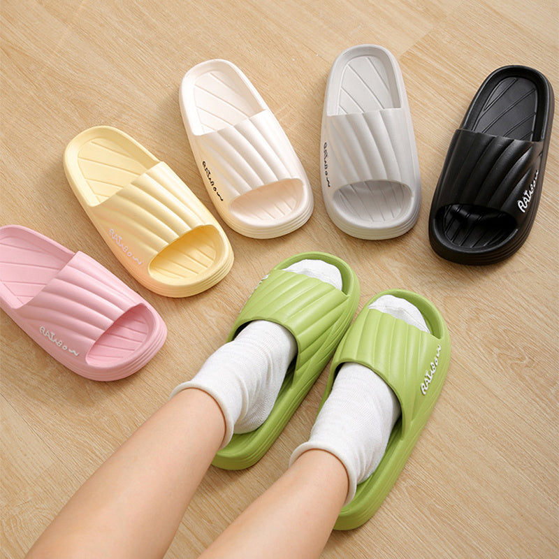 Solid Stripe Thick-soled Non-slip