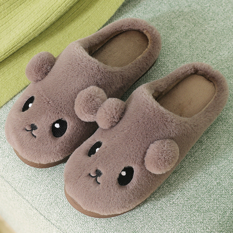Furry Plush House Shoes