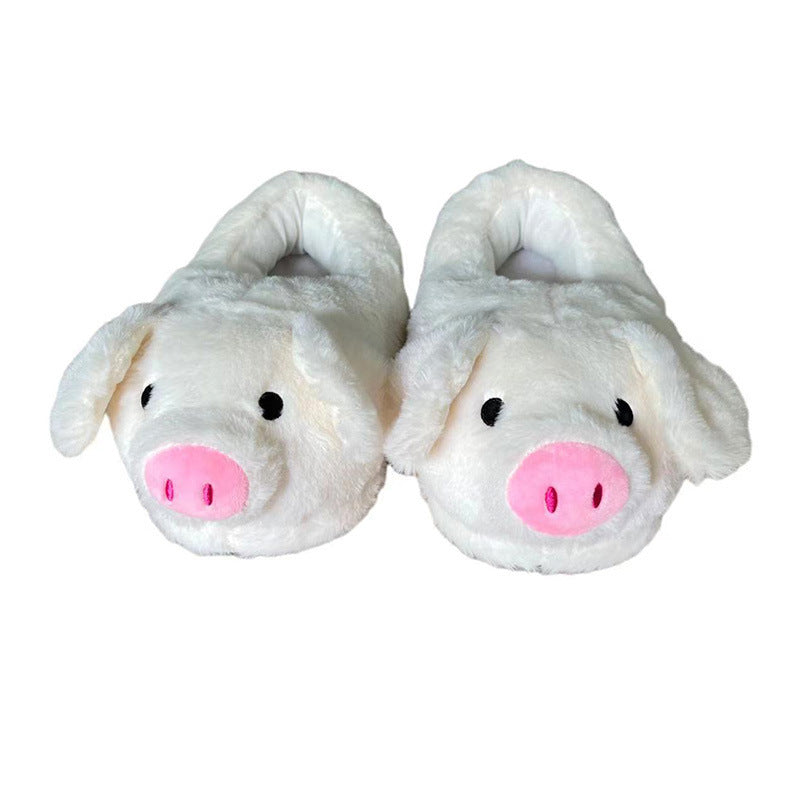 Pig Plush Slippers