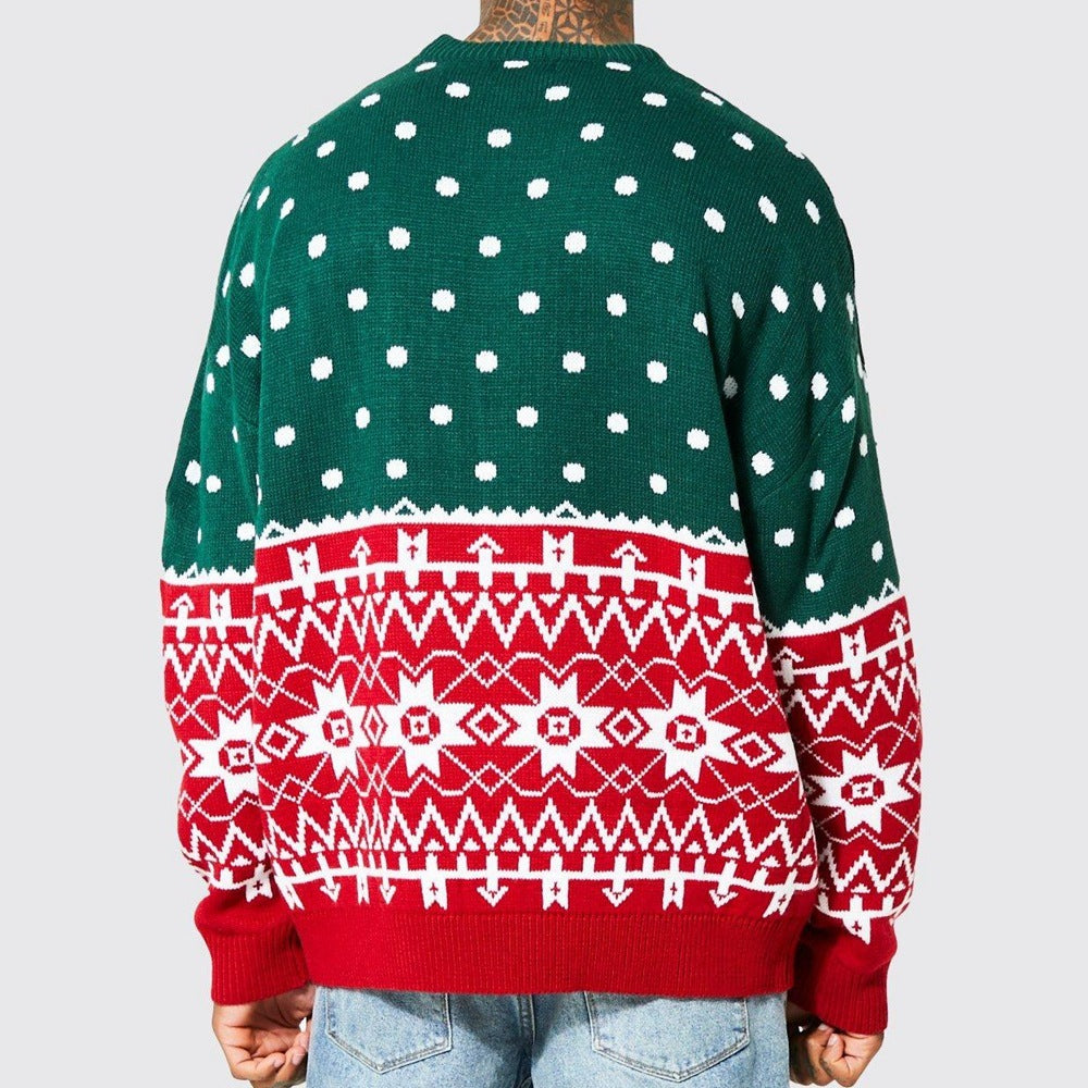 Christmas  Loose-fitting Sweater