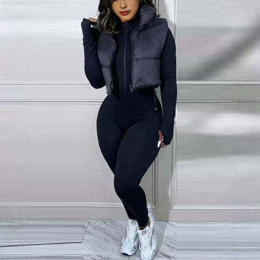 Sleeveless Cotton Jacket