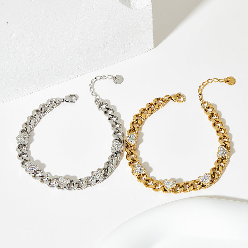 French  Heart-shaped Bracelet
