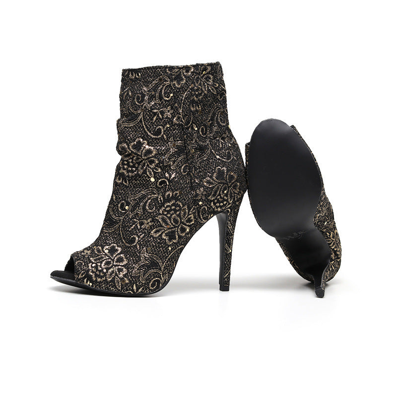 Black Hollow Summer Heels