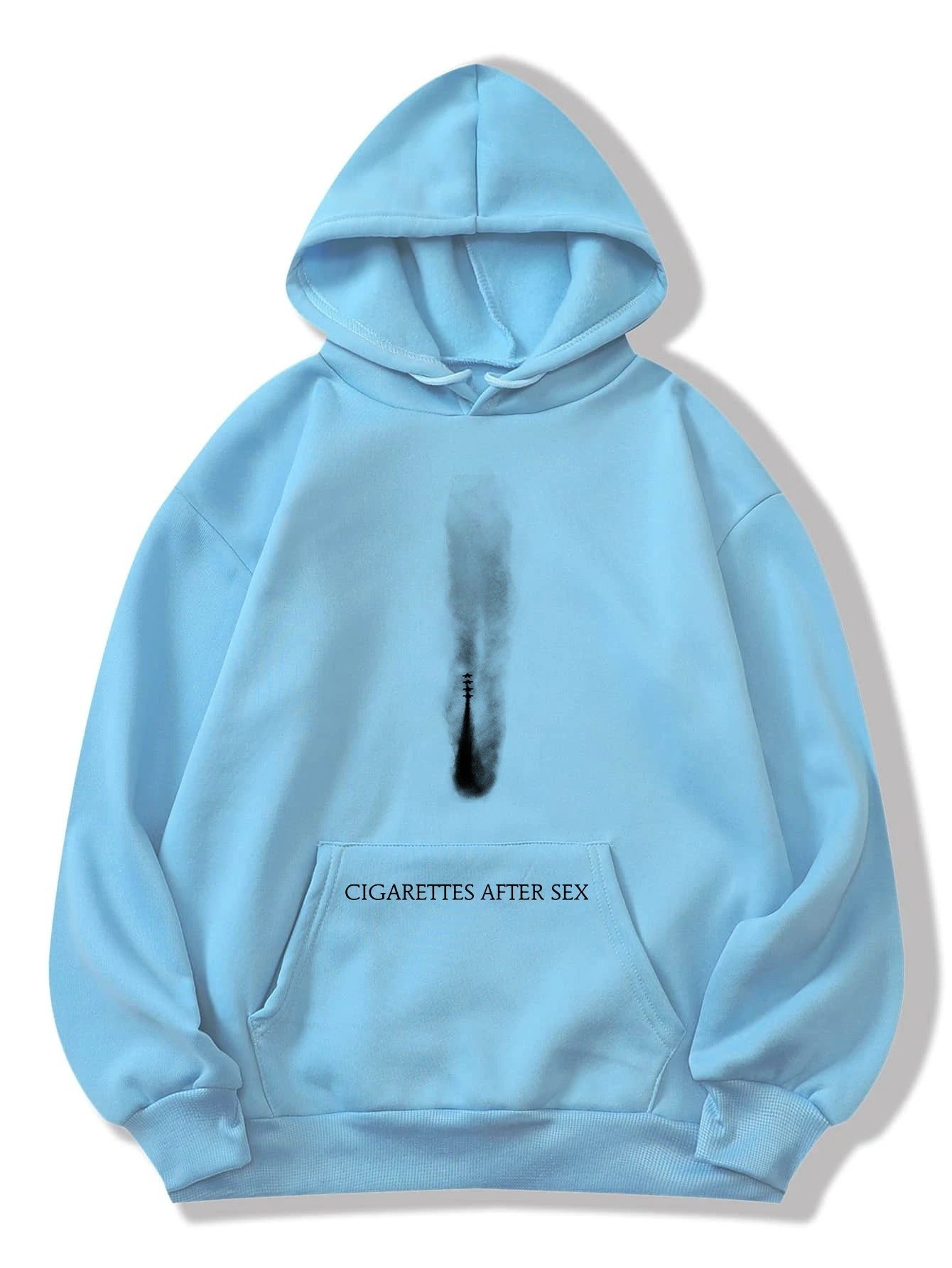 Fleece-lined Drawstring Hoodie