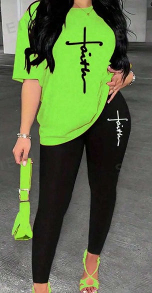 T-Shirt And Leggings Set