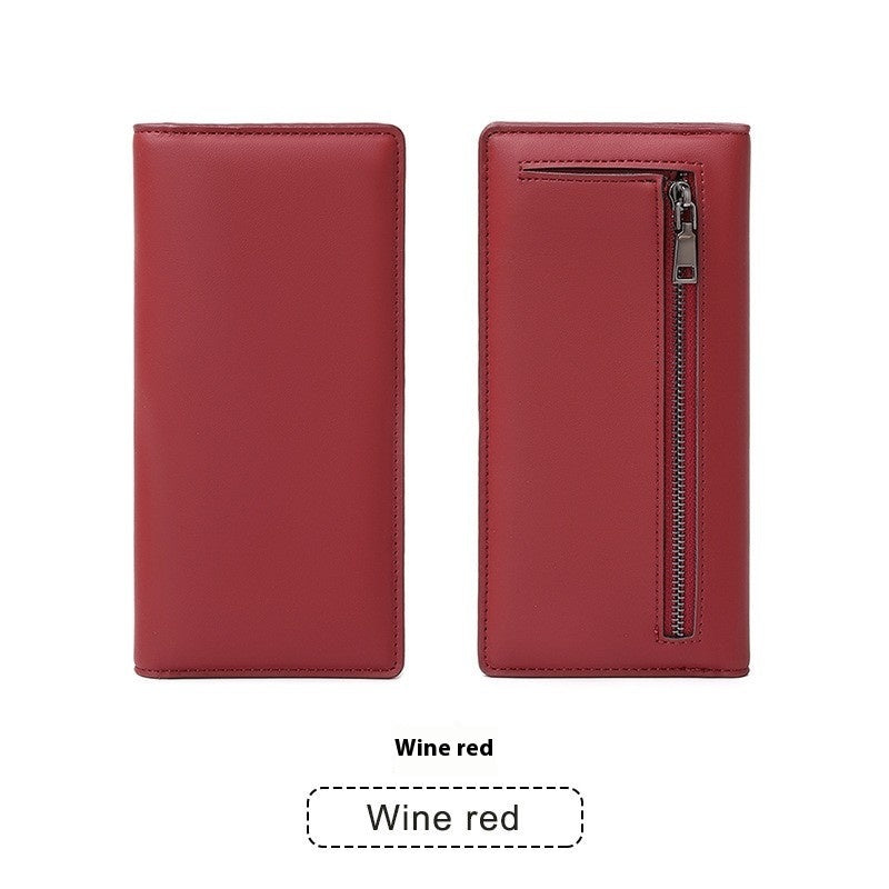 Zipper Buckle Long Wallet
