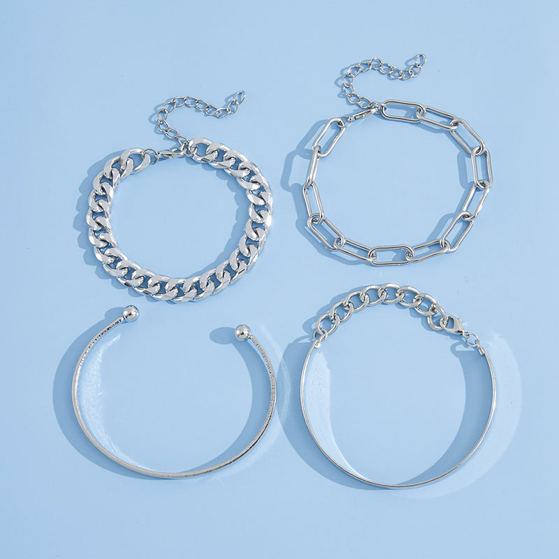 Punk Bracelet Four-piece Set