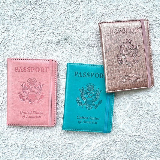Versatile Travel Leather Passport Case