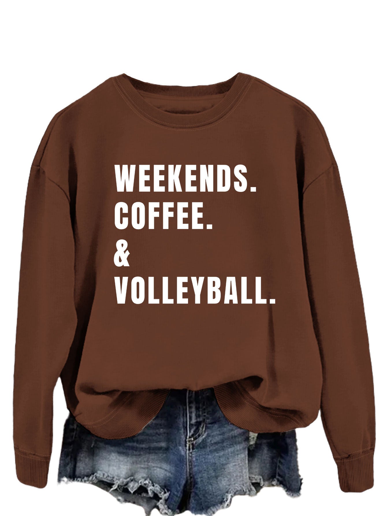 Long Sleeve Loose Sweatshirt