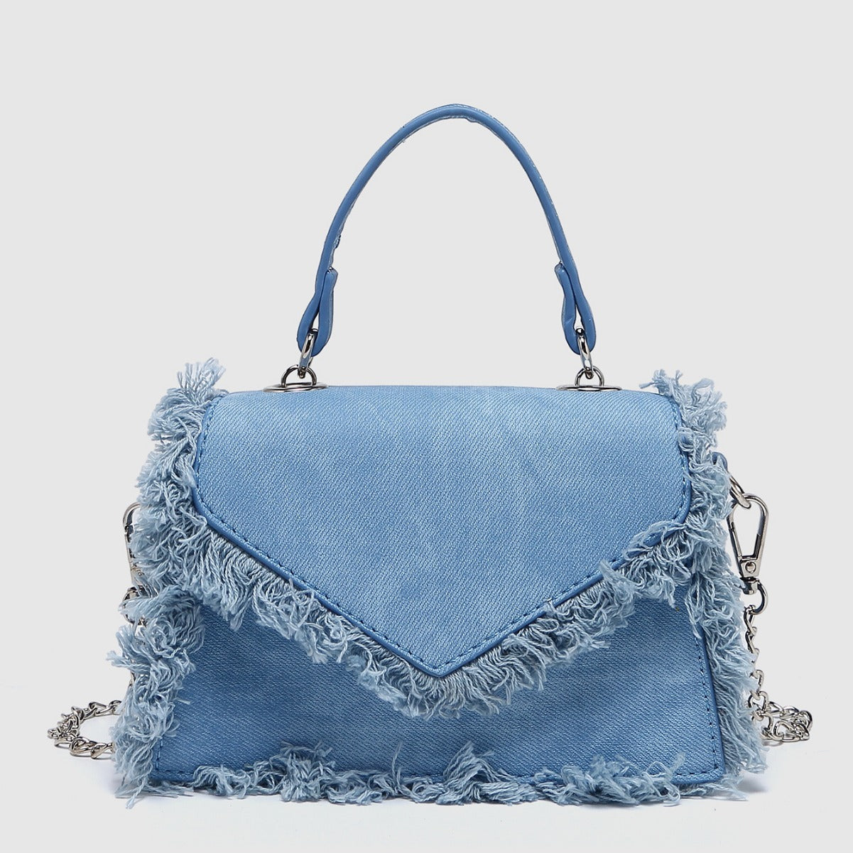 Tassel Denim Bag