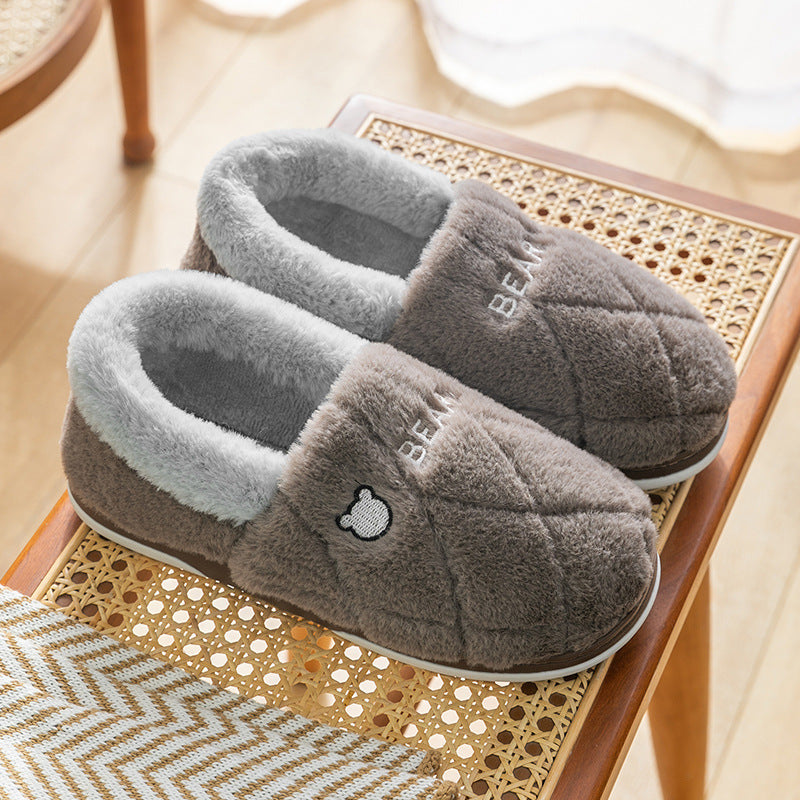 Winter Warm Plush Slippers