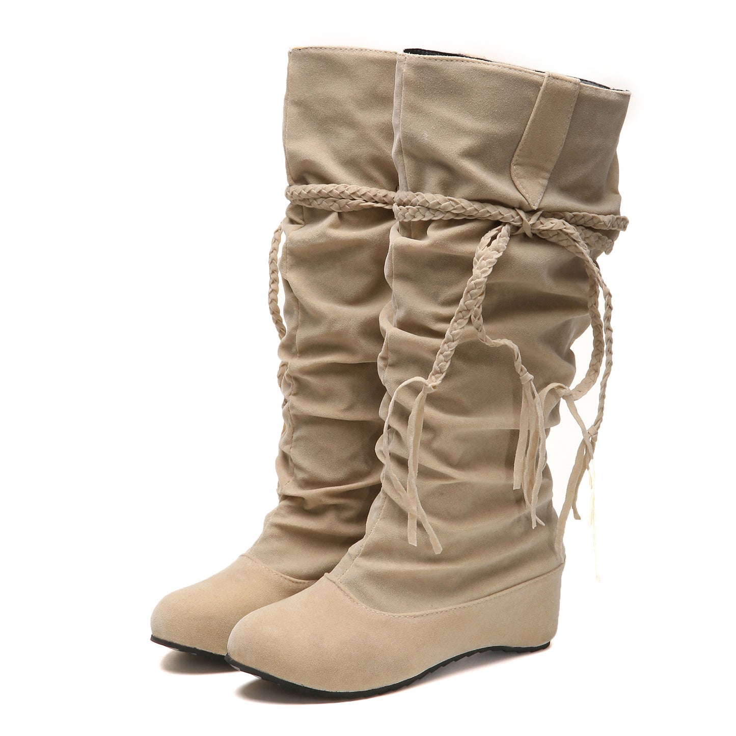 Tall Rubber-soled Martin Boots