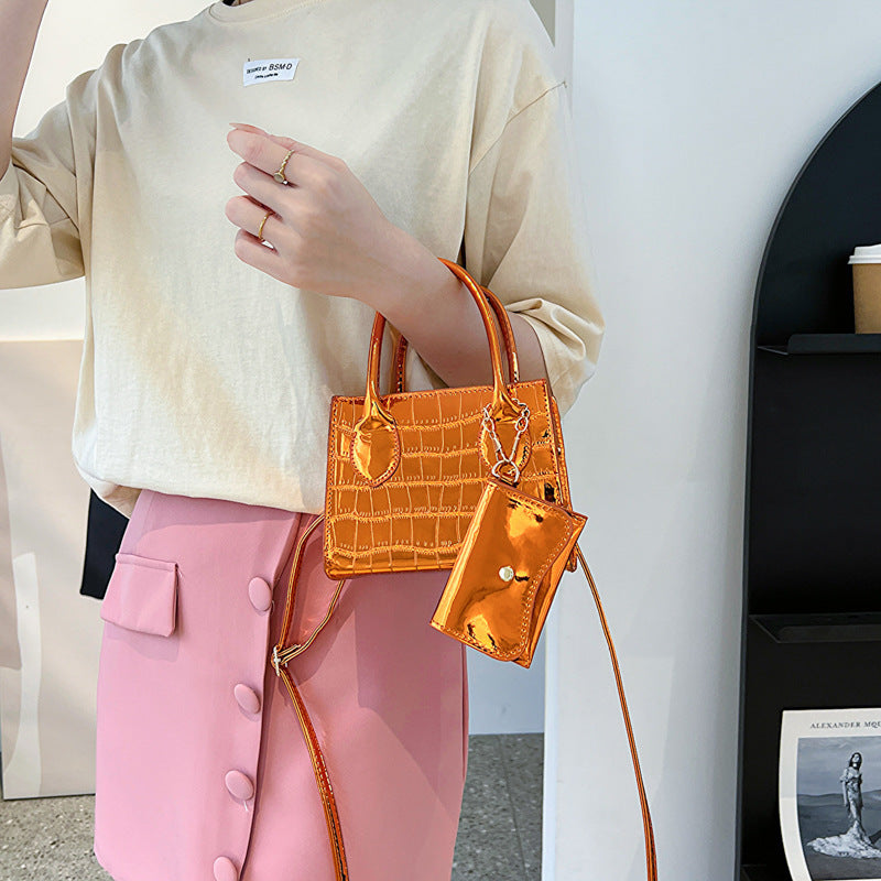 Color Stone Western Style Bag