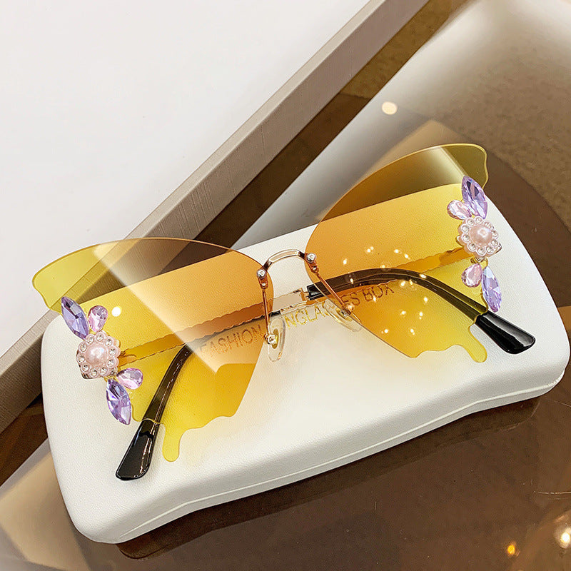Diamond-encrusted Sunglasses