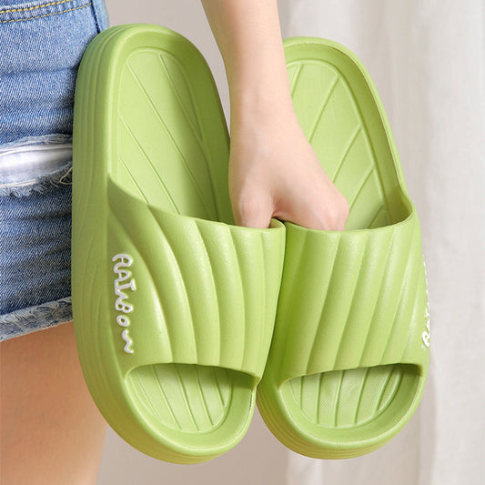 Solid Stripe Thick-soled Non-slip