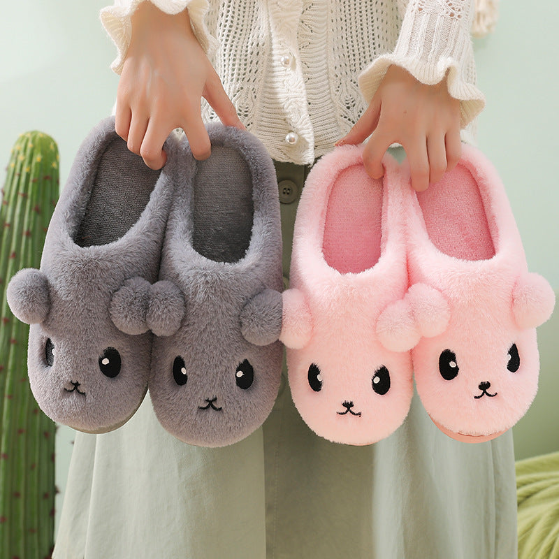 Furry Plush House Shoes