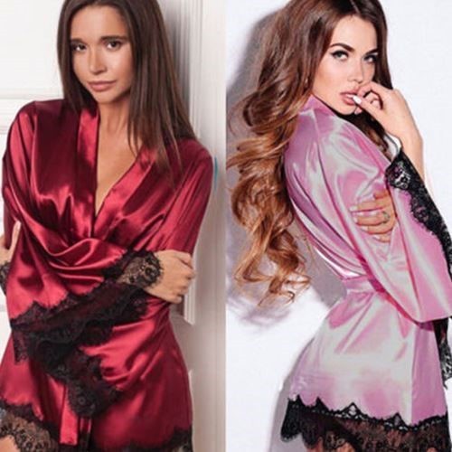 Lingerie Silk Lace Nightdress