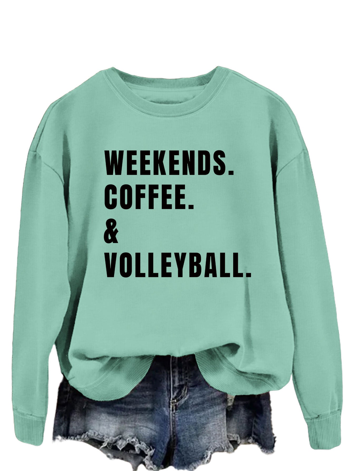 Long Sleeve Loose Sweatshirt