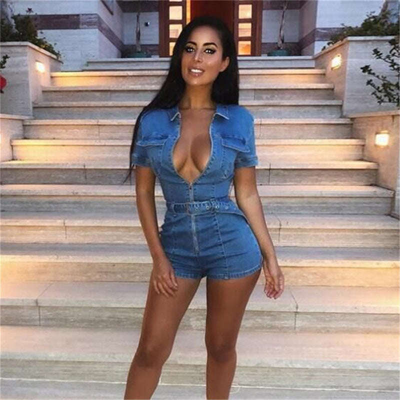 Denim jumpsuit