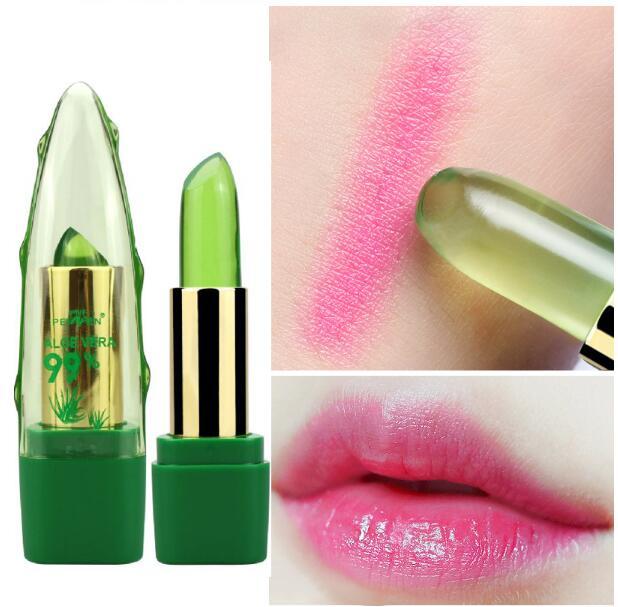 Aloe Vera Gel Color Changing Lipstick Gloss  Moisturizer